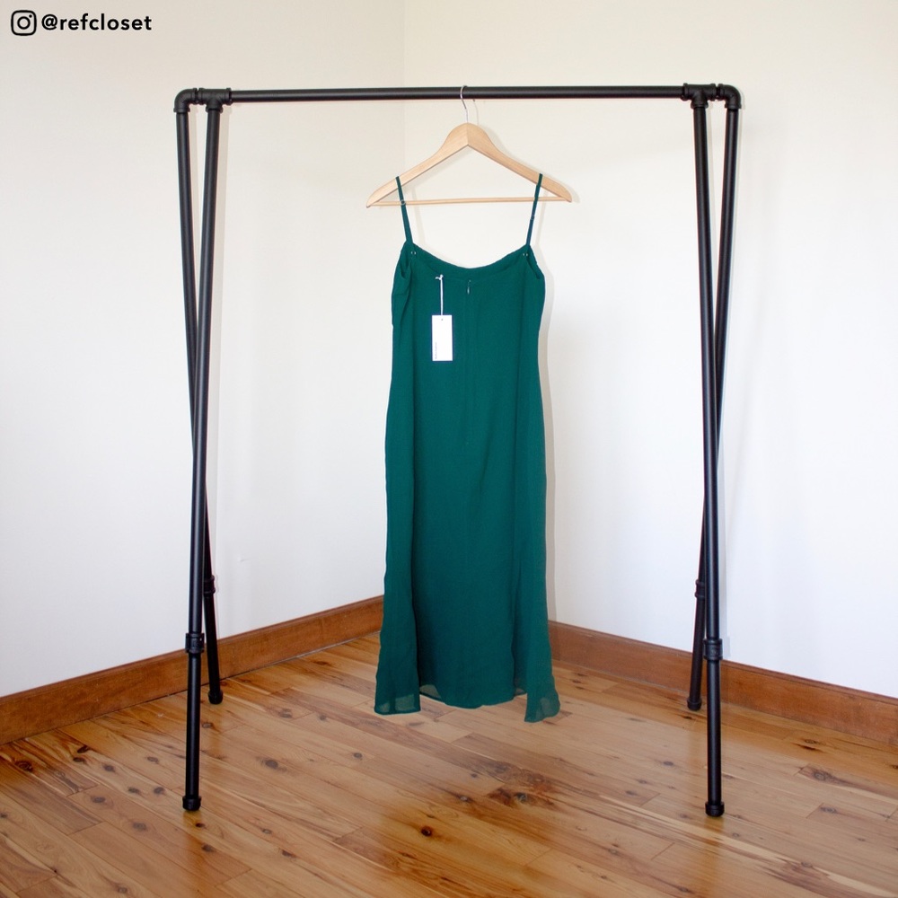 Reformation Arie Dress (Emerald) - Picture 3 of 4